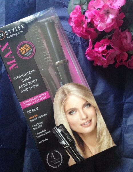 InStyler Max hair straightening device and packaging neversaydiebeauty.com @redAllison