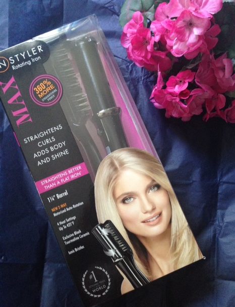 InStyler Max hair straightening device and packaging neversaydiebeauty.com @redAllison
