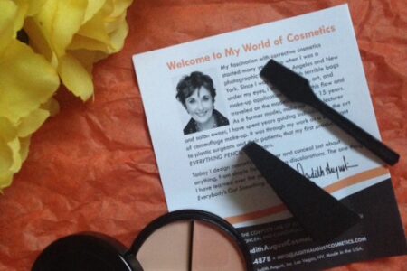 Judith August Orange Masking Creme concealer trio with three peachy shades neversaydiebeauty.com @redAllison