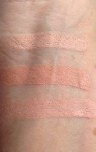 Judith August Cosmetics Solutions Orange Masking Creme concealer swatches, 3 peachy shades neversaydiebeauty.com @redAllison