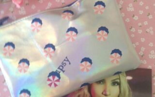 ipsy makeup bag for July 2016 themed Hot Summer Nights with theme card neversaydiebeauty.com @redAllison