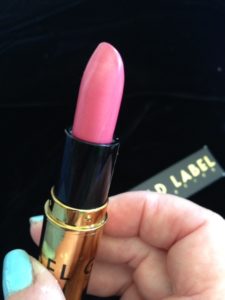 Gold Label Lipstick Private Jet, a pink shade, closeup of the bullet neversaydiebeauty.com