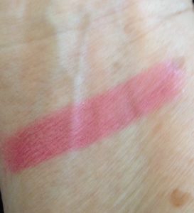 Gold Label Lipstick swatch of the shade, Private Jet, a pink/rose shade neversaydiebeauty.com