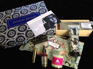 products in the Be Bold subscription box for July 2016 from Indogo Beaux neversaydiebeauty.com