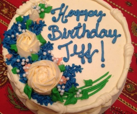 Jeff's birthday cake 2016 neversaydiebeauty.com