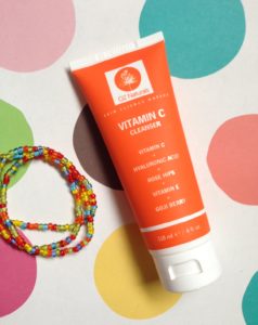OZ Naturals Vitamin C Cleanser tube neversaydiebeauty.com