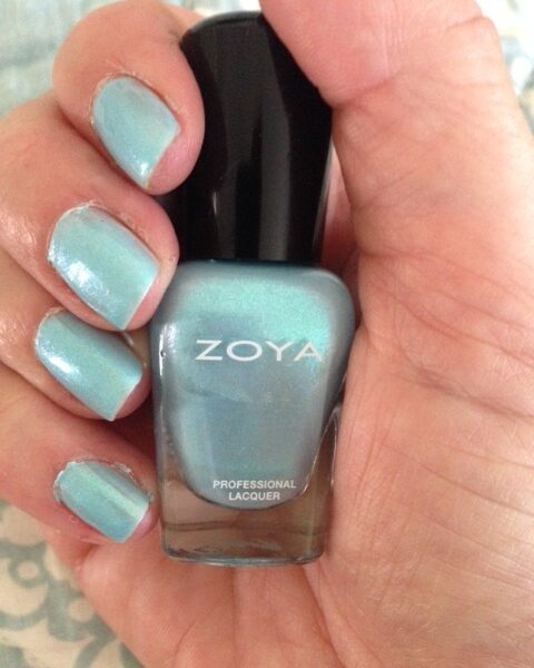 Zoya Nail Polish, shade Payne an aqua holographic neversaydiebeauty.com