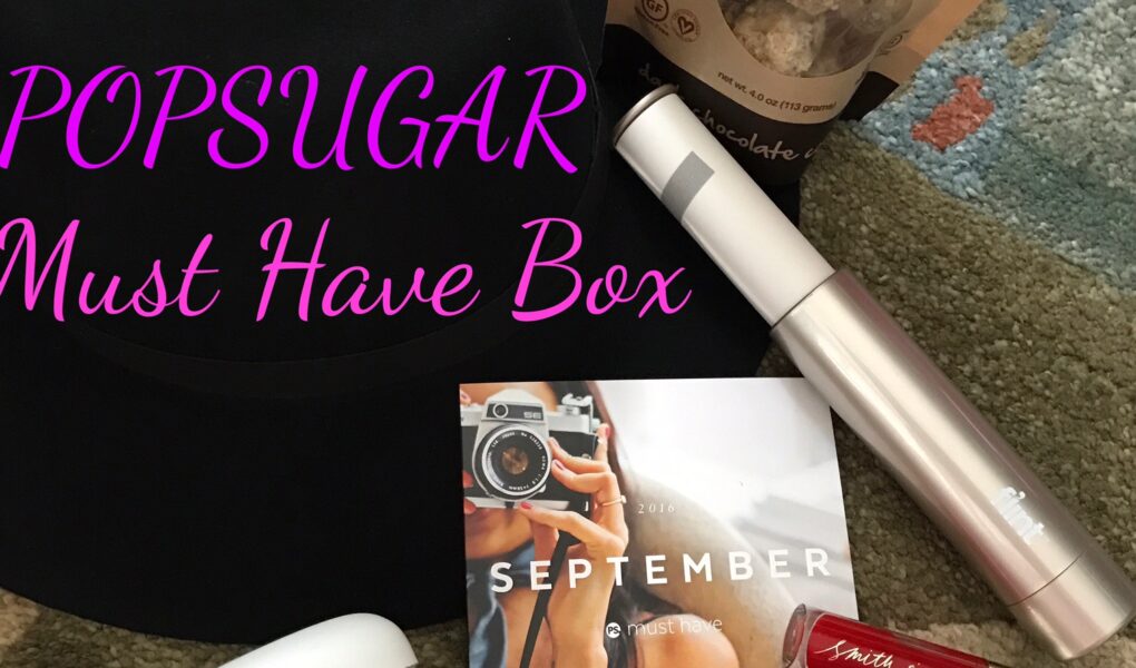 POPSUGAR Must Have box Sept. 2016 items neversaydiebeauty.com