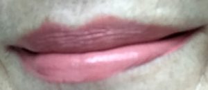 lips wearing Tarte Lip Sculptor Lipstick, Voltage neversaydiebeauty.com