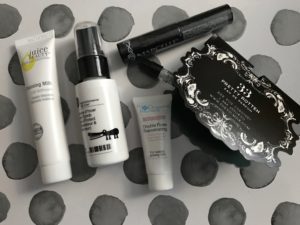 cosmetics from the October 2016 Birchbox neversaydiebeauty.com