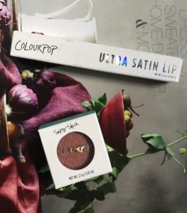 ColourPop Ultra Satin Lip & Super Shock Shadow in their packaging neversaydiebeauty.com