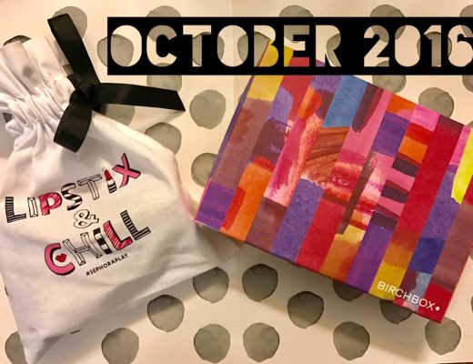 October 2016 Birchbox box & Sephora Play bag neversaydiebeauty.com