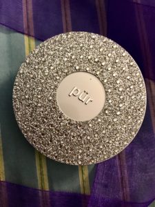 PUR Cosmetics 10th Anniversary silver compact with powder foundation neversaydiebeauty.com