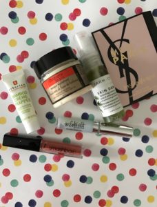 cosmetics from the October 2016 Sephora Play! subscription bag neversaydiebeauty.com