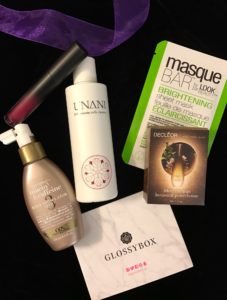 cosmetics I received in my October 2016 Glossybox neversaydiebeauty.com
