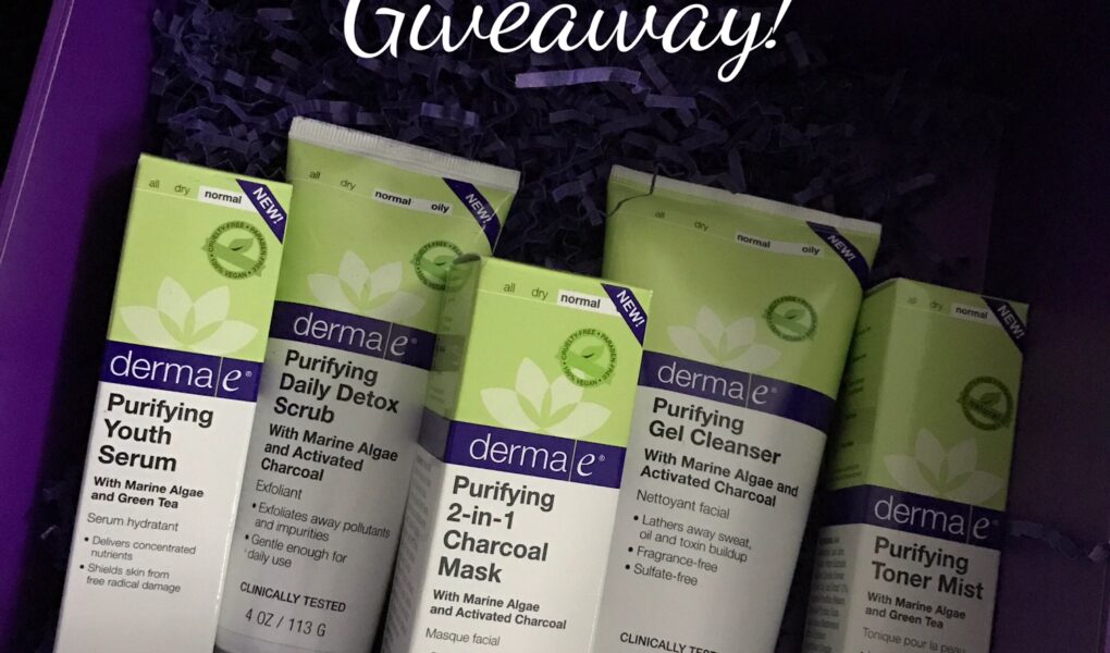 derma e Purifying skincare products & giveaway neversaydiebeauty.com