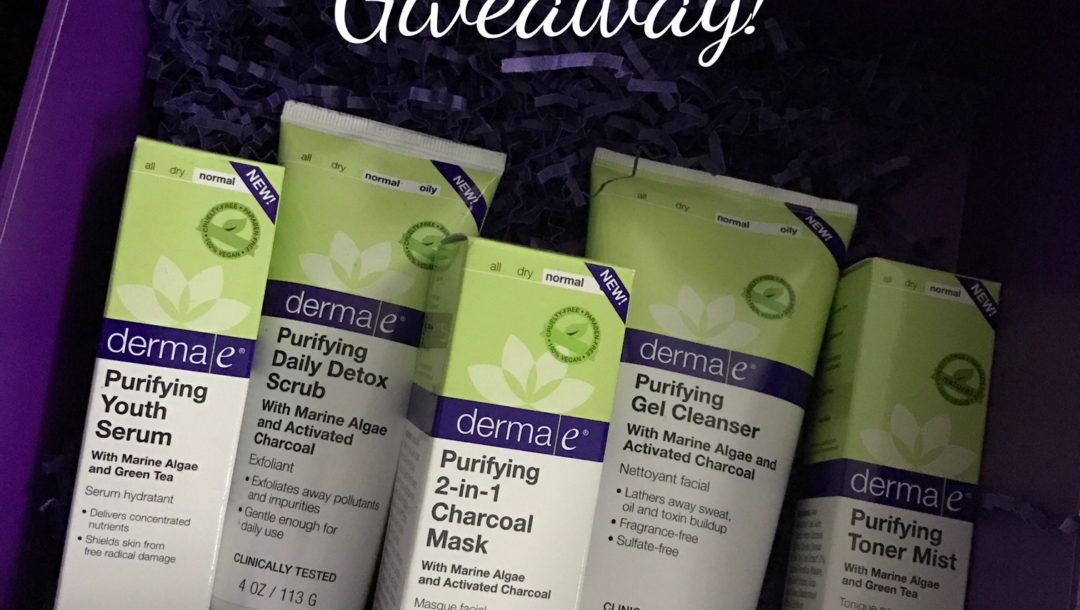 derma e Purifying skincare products & giveaway neversaydiebeauty.com