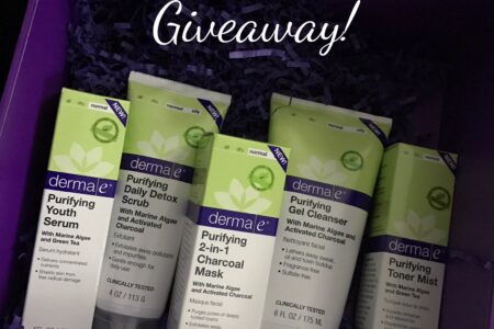 derma e Purifying skincare products & giveaway neversaydiebeauty.com