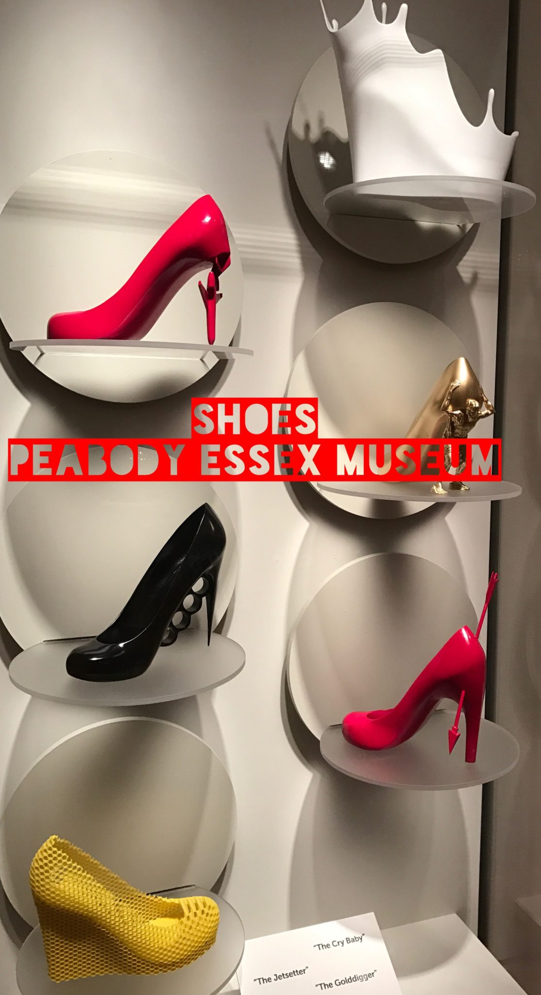 "shoes" exhibit, Peabody Essex Museum