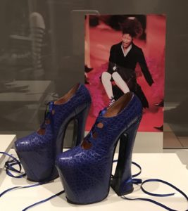 high platform shoes owned by model Naomi Campbell in the 1990s