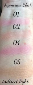 ndirect-light-swatches-Japonesque Velvet Touch blushes neversaydiebeauty.com