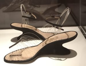 Invisible shoes, Ferragamo 1997, Peabody Essex Museum "Shoe" exhibit