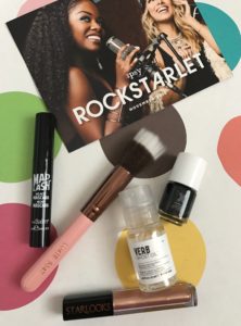 Ipsy RockStarlet subscription bag November 2016 cosmetics I received neversaydiebeauty.com