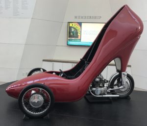 "shoemobile" in the lobby of Peabody Essex Museum neversaydiebeauty.com