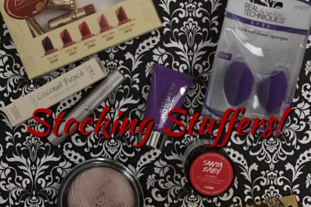 stocking stuffers beauty with title in the middle neversaydiebeauty.com