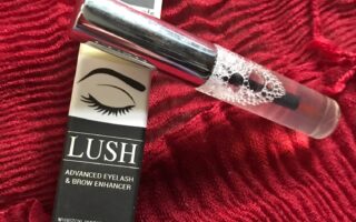 Art Naturals Lush Advanced Lash and Brow Enhancer: outer packaging and bottle with brush applicator neversaydiebeauty.com