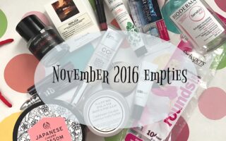 November 2016 beauty empties neversaydiebeauty.com