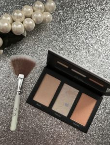 PUR Cosmetics Elevation Highlighter Palette & travel size fan brush, neversaydiebeauty.com