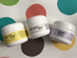 sample size creams in jars from Good Earth Beauty neversaydiebeauty.com