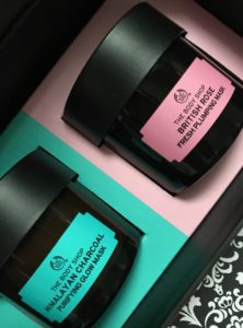 The Finest Facial Mask Duo, The Body Shop, closeup of the jars, neversaydiebeauty.com