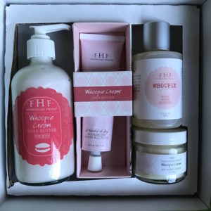 products inside the Farmhouse Fresh Whoopie Cream Gift Set, neversaydiebeauty.com