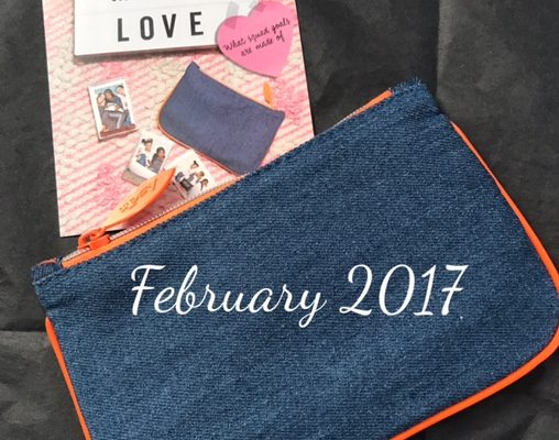 February 2017 "Much Love" ipsy glam bag and theme card, neversaydiebeauty.com