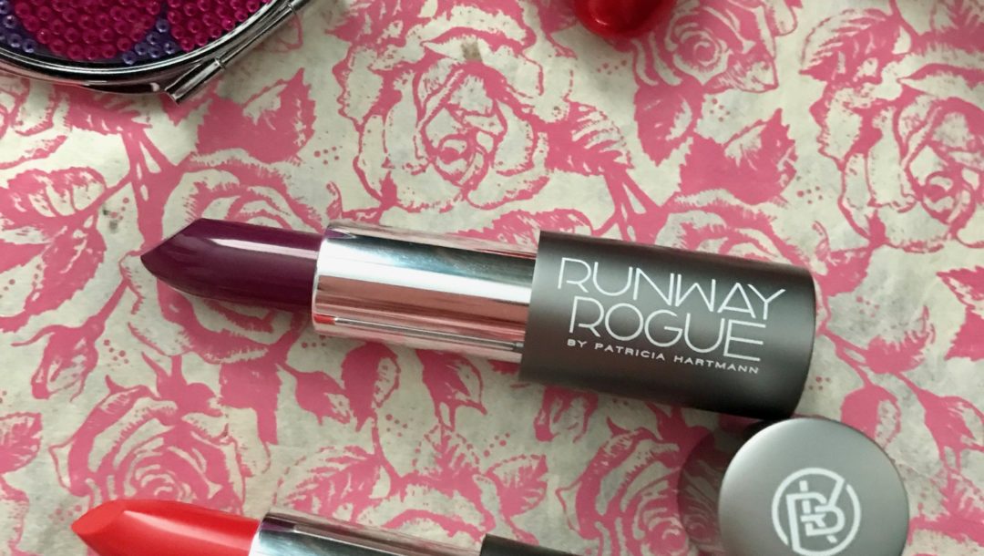 Runway Rogue lipstick bullets: After Party (purple), Stilettos (orange), neversaydiebeauty.com
