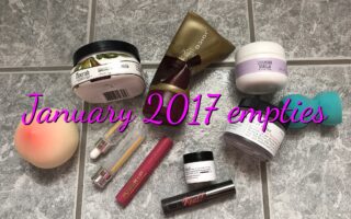 beauty products I used up, January 2017, neversaydiebeauty.com