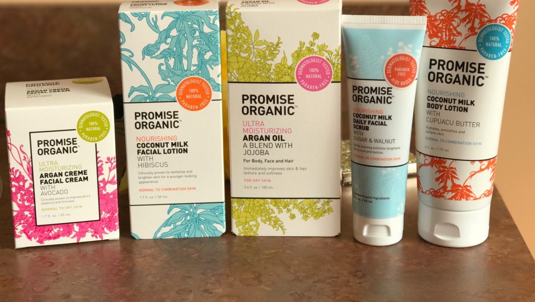 Promise Organic skincare products, neversaydiebeauty.com
