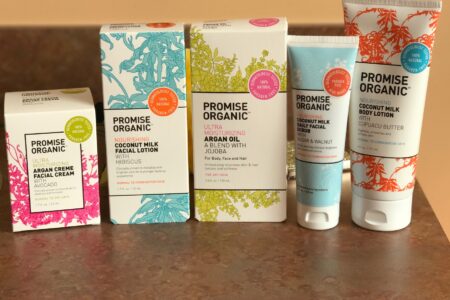 Promise Organic skincare products, neversaydiebeauty.com