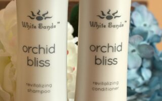 White Sands Orchid Bliss Revitalizing Shampoo & Conditioner, neversaydiebeauty.com