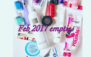 beauty product empties, February 2017, neversaydiebeauty.com