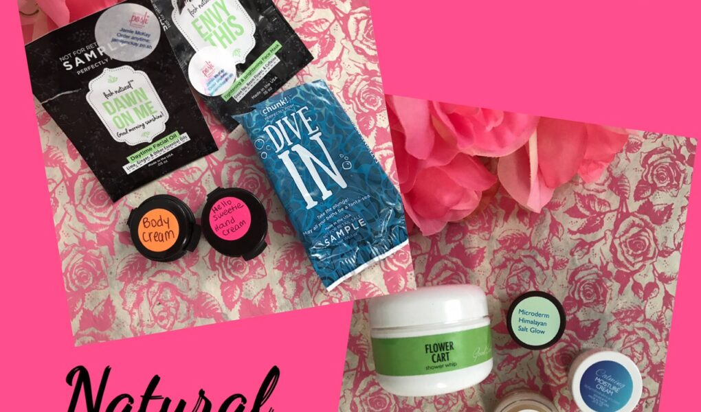 Perfectly Posh and Good Earth Beauty natural skincare samples, neversaydiebeauty.com