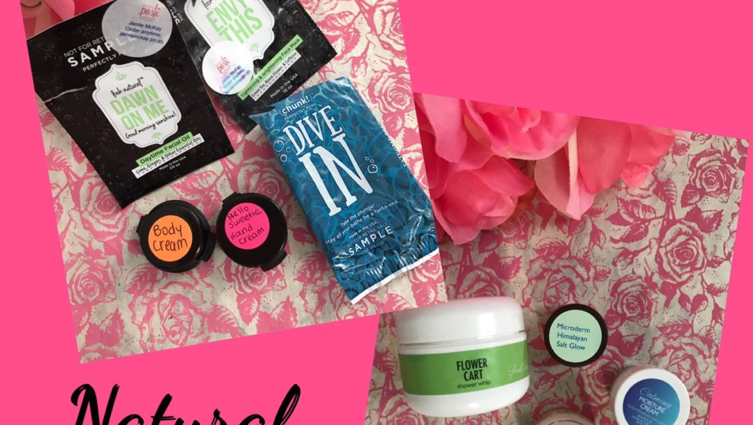 Perfectly Posh and Good Earth Beauty natural skincare samples, neversaydiebeauty.com