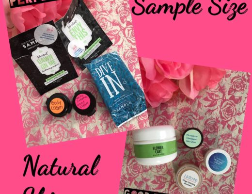 Perfectly Posh and Good Earth Beauty natural skincare samples, neversaydiebeauty.com