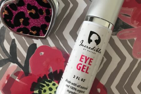 Incredible by Nature Eye Gel bottle, neversaydiebeauty.com