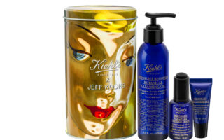 Jeff Koons-designed cosmetic tin and Kiehls Midnight Recovery skincare range, neversaydiebeauty.com