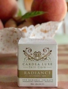 Cardea Luxe Radiance Eye Renewal Therapy, outer package, neversaydiebeauty.com