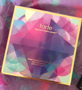Tarte Make Believe In Yourself palette box, neversaydiebeauty.com