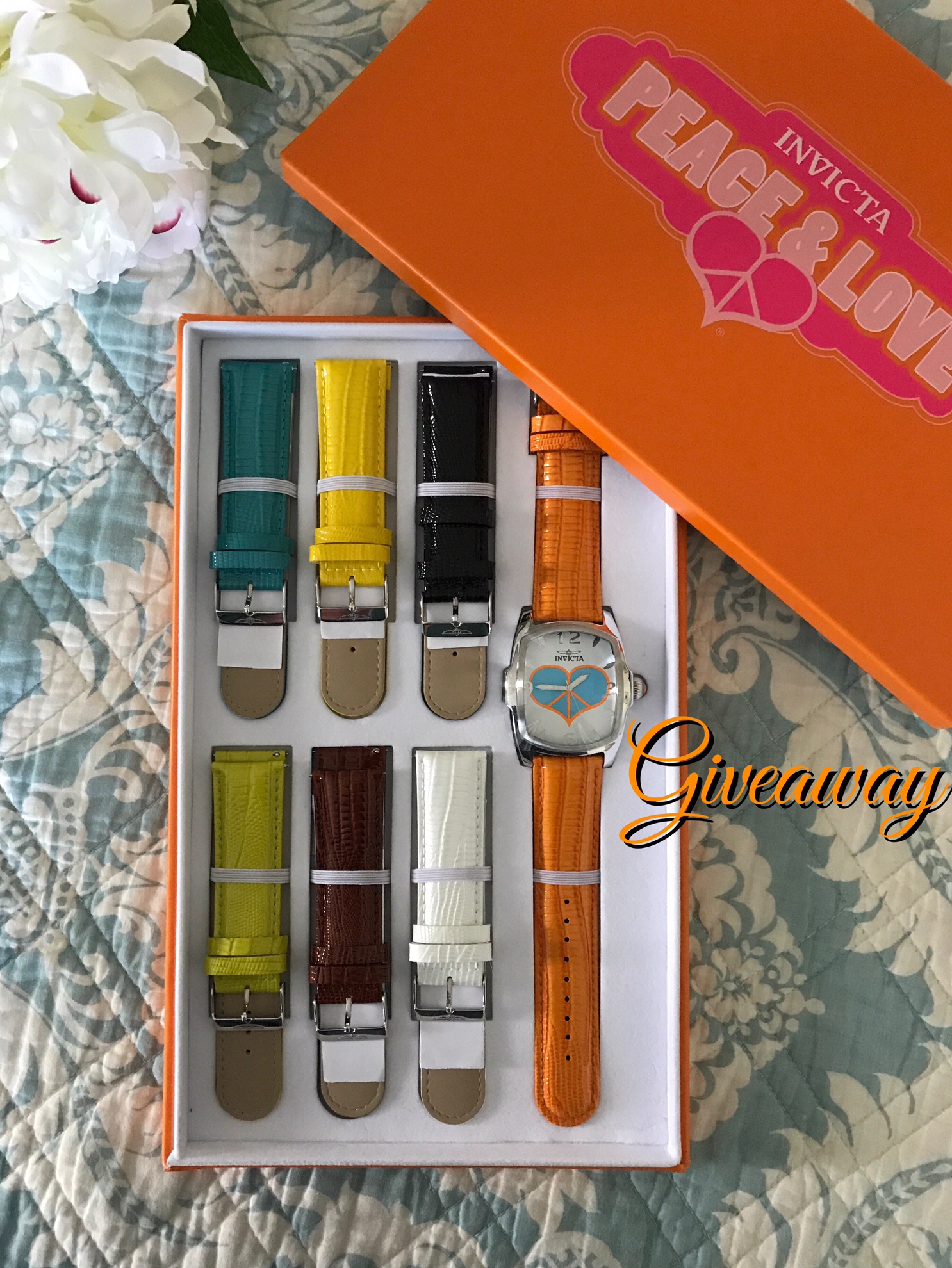 Invicta Lupah Watch w 7 watch straps giveaway, neversaydiebeauty.com